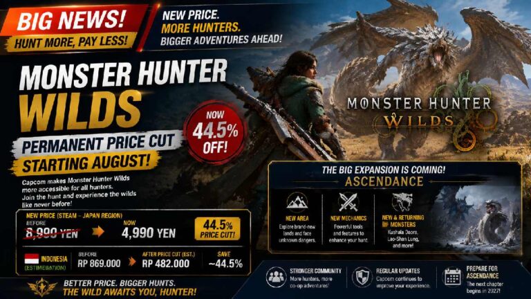 Monster Hunter Wilds Receives a Permanent Price Cut Ahead of the Massive Ascendance Expansion