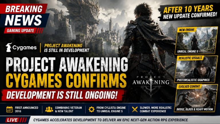 Project Awakening Continues Development as Cygames Embraces Unreal Engine 5