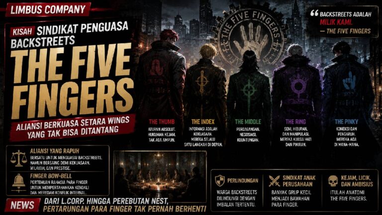 The Five Fingers in Limbus Company: The Powerful Syndicates That Rule the Backstreets