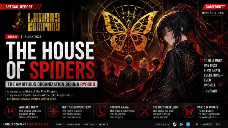 The House of Spiders in Limbus Company: The Secret Organization That Shaped Ryōshū’s Fate