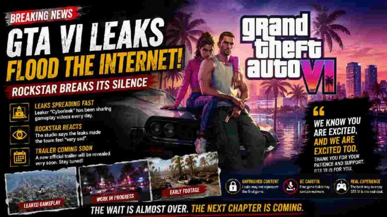 GTA VI Leaks Spread Online as Rockstar Breaks Its Silence