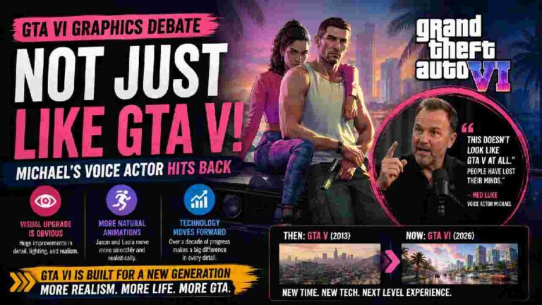 GTA VI Graphics Spark Debate as Michael Voice Actor Fires Back