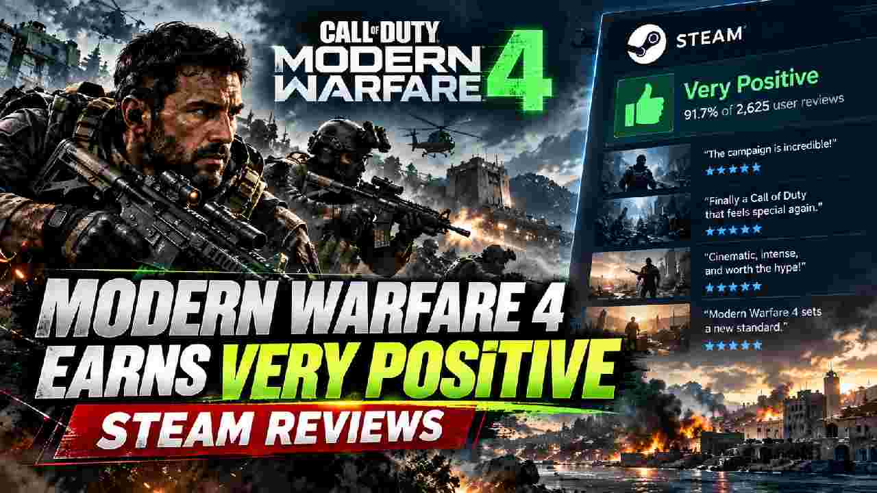 Call of Duty Modern Warfare 4 Earns Very Positive Steam Reviews