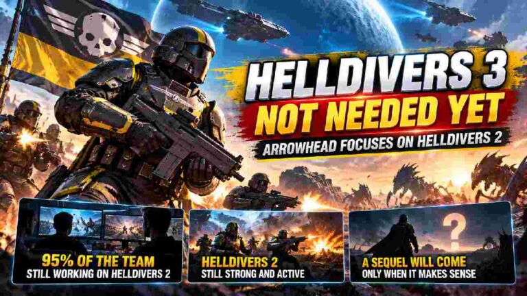 Helldivers 3 Is Not Needed Yet as Arrowhead Backs Helldivers 2
