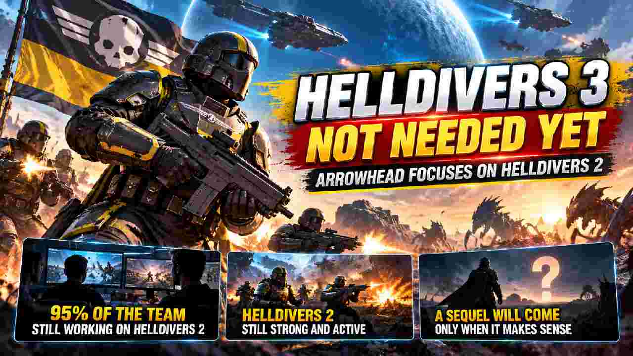 Helldivers 3 Is Not Needed Yet as Arrowhead Backs Helldivers 2
