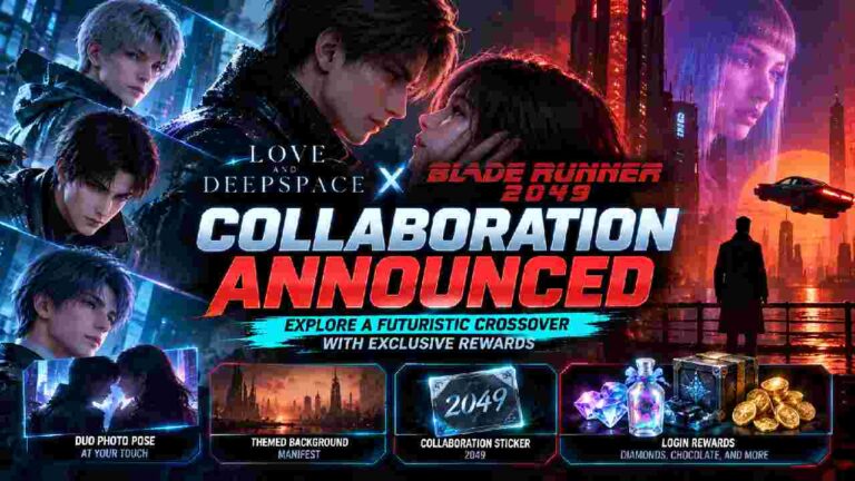 Love and Deepspace x Blade Runner 2049 Collaboration Brings Rendered Real Event