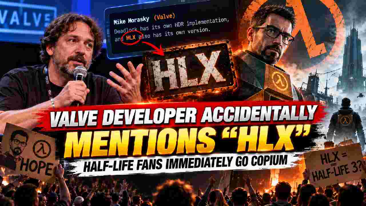 Valve Developer Accidentally Mentions “HLX,” Reigniting Half-Life 3 Hopes